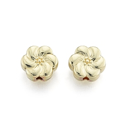 Light Gold Perles en alliage, sans cadmium et sans plomb, fleur, or et de lumière, 9.5x10x4mm, Trou: 1.8mm