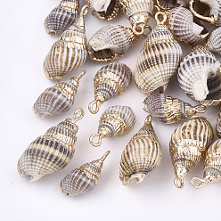 лаванда Подвески из алюминиевой пластины, с железной фурнитурой, золотой свет, верблюжие, 16~30x8~14x7~12 мм, отверстие : 2 мм