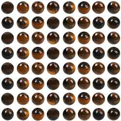 Тигровый глаз 100 шт. круглые бусины из натурального тигрового глаза, 8 мм, отверстие : 1 мм