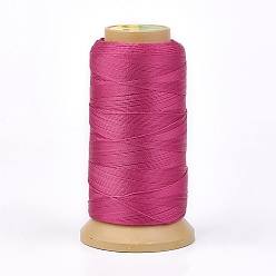 Camellia Polyester Thread, for Custom Woven Jewelry Making, Camellia, 0.7mm, about 310m/roll