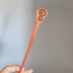 Другие Деревянные палочки для волос, винтажные декоративные аксессуары для волос, песчаный коричневый, 180 мм