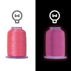 Темно-Розовый Полупрозрачная - чувствительная полиэфирная нить, темно-розовыми, 49x35 мм