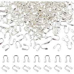 Серебро Латунная проволока опекунов и защитников, серебряные, 5x4x1 мм