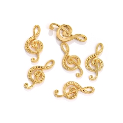 Золотой Сплавочные подвески тибетского стиля, музыкальные инструменты подвески, золотые, 32x15 мм, 100 шт / комплект