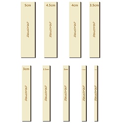 Rectangle 9шт 9 стиль деревянные обручи кольца макраме для самостоятельного изготовления поделок, домашний настенный венок, прямоугольные, 200x10~50x3 мм, 1 шт / стиль