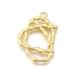 Самородки Подвески из сплава , золотые, полый, самородки, 33.5x24x3 мм, отверстие : 2 мм