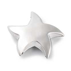 Платина Латунные подвески, без кадмия и без свинца, звезды прелести, платина, 37x40x10.5 мм, отверстие : 3.6 мм