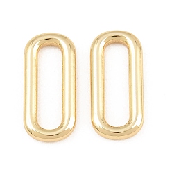 Golden 304 Stainless Steel Linking Rings, Oval, Rack Plating, Long-Lasting Plated, Golden, 22x10x2.5mm