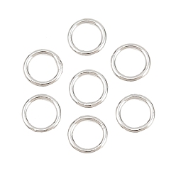 Платина Латунь закрыт прыжок кольца, круглые, платина, 20 датчик, 6x0.8 мм, внутренний диаметр: 4.5 мм, о 50 шт / комплект
