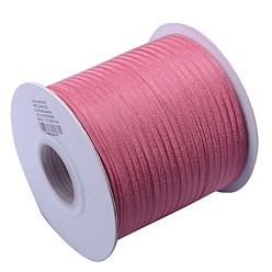 Ярко-Розовый Полиэстер органза лента, ярко-розовый, 1/8 дюйм (3 мм), 800 ярдов / рулон (731.52 м / рулон)