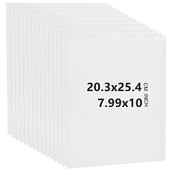 White Paper Picture Photo Mat, Rectangle, White, 203x254x1mm