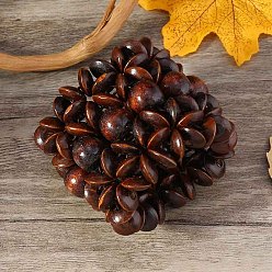 Сэнди Коричневый Деревянные эластичные браслеты в стиле богемы и этнического стиля для женщин, песчаный коричневый, внутренний диаметр: 2-1/8~2-1/2 дюйм (5.3~6.2 см)