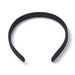 Schwarz Haarschmuck einfache Plastik Haarband Befunde, keine Zähne, mit Samt, Schwarz, 122 mm
