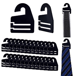 Черный Пластиковые крючки для ремня, крючок для галстука, чёрные, 67x54x2 мм