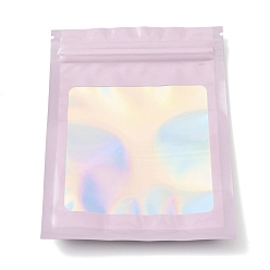 чертополох Пластиковые пакеты с застежкой-молнией «инь-ян», самозакрывающиеся пакеты с окошком, прямоугольные, чертополох, 12x9x0.01 см, односторонняя толщина: 2.7 мил(0.07мм)