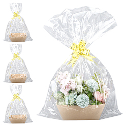 Белый Навахо Набор для подарочной корзины из картона, с пластиковыми корзинами и бантами, навахо белый, 25.2x18.3x8.15 см