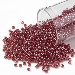 (109B) Siam Ruby Transparent Luster Тохо 11/0 круглые бусины, японский бисер, (109 b) прозрачный блеск сиамского рубина, 2.2 мм, отверстие : 0.8 мм, Около 1110 шт / 10 г