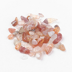 Carnelian Natural Carnelian Beads, Tumbled Stone, No Hole/Undrilled, Chips, Dyed, 5~8x2~5mm, about 50g/bag