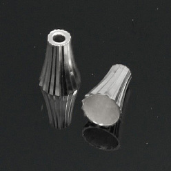Platine Laiton cônes de perles, platine, 11.5x8mm, Trou: 6mm