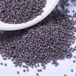 (DB1062) Матовый Металлический Пурпурный Шалфей Золотой Ирис Бусины miyuki delica, цилиндр, японский бисер, 11/0, (db 1062) матовый металлик фиолетовый шалфей золотой ирис, 1.3x1.6 мм, отверстия: 0.8 мм, около 10000 шт / мешок, 50 г / мешок