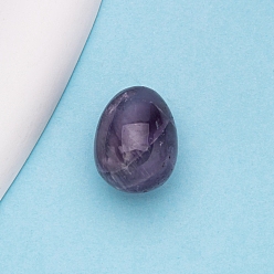 Аметист Натуральный аметистовый массажный инструмент, яйцо, 20x30x15 мм