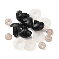 Черный 30шт. пластиковые носы для собак, принадлежности для изготовления кукол, чёрные, 21 мм