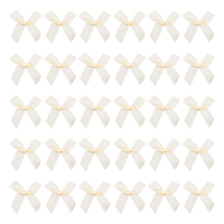 Бежевый 1Самоклеящиеся полиэстеровые аксессуары для бантов, бежевые, 80x70x5.5 мм, 50 шт / пакет