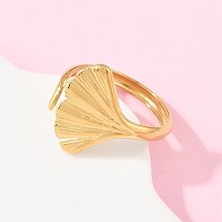 Золотой 304 открытые кольца манжеты из нержавеющей стали, рыбий хвост, ионное покрытие (ip), золотые, внутренний диаметр: 18 мм