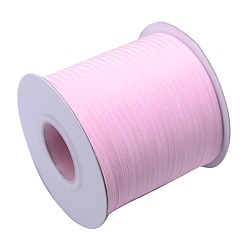 Pink Полиэстер органза лента, розовые, 1/8 дюйм (3 мм), 800 ярдов / рулон (731.52 м / рулон)