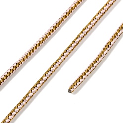 Лавандовый румянец Плетеная круглая стальная проволока, для браслетов своими руками, лавандовый румянец, 3.2 мм