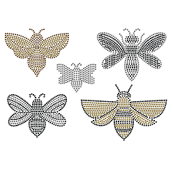 Bees Стекла исправление горный хрусталь, гладить по аппликациям, аксессуары для костюма, для одежды, , брюки, Пчелы, 297x210 мм