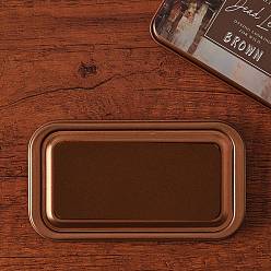 Кокосово-Коричневый Пластиковые штампы с чернилами для пальцев, для ребенка поделки из бумаги художественное ремесло, скрапбукинга, прямоугольные, кокосового коричневый, 103x58x18 мм