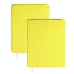Yellow Polyester Book Cover, Rectangle, Yellow, 370x230x1mm