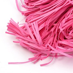 Темно-Розовый Бумажный крошечный наполнитель, для упаковки подарков и наполнения пасхальной корзины, темно-розовыми, 26x0.25~0.26 см