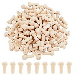 Цвет Древесины Незавершенные поделки из дерева, принадлежности для рисования, детские игрушки, гриб, деревесиные, 3x1.3 см