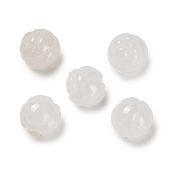 Другие Нефриты Резные бусины из натурального нефрита, цветок, 10x9 мм, отверстие : 1.4 мм