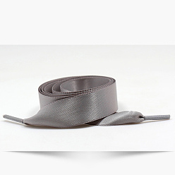 Серый Плоские полиэстеровые шнурки, замена шнурков, серые, 1240x20 мм