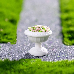 Лимонный шифон Модель десерта из смоляного цветочного горшка, украшение куклы, аксессуары для ролевых игр, лимонный шифон, 26x25 мм