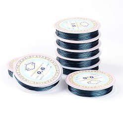 Стально-синий Медная проволока, долговечный, стальной синий, 22 датчик, 0.6 мм, около 19.68 футов (6 м) / рулон