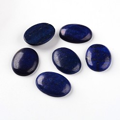 Ляпис-Лазурь Овальные природные лазурит кабошоны, 40x30x8 мм