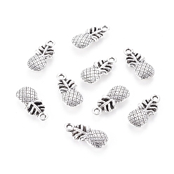 Античное Серебро Ананас тибетский стиль сплава подвески, без свинца и без кадмия, античное серебро, 19x9x3 мм, Отверстие : 1 мм , около 714 шт / 1000 г