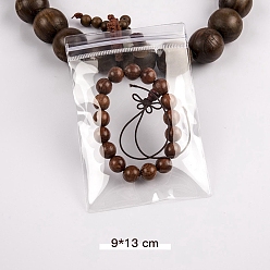 Прозрачный Прозрачные пластиковые пакеты для хранения ювелирных изделий с застежкой-молнией, многоразовые пакеты с верхним уплотнением, прозрачные, 13x9 см