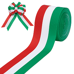 Разноцветный 20 полиэфирная лента в ярдах, полоса, аксессуары для одежды, красочный, 2-1/2 дюйм (64 мм)