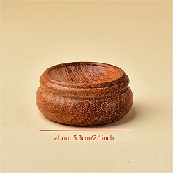 Седло Коричневый Деревянные подставки для показа хрустальных сфер, викканский декор алтаря ведьмы, ведьма поставляет маленький поднос, для колдовства, седло коричневый, 54 мм