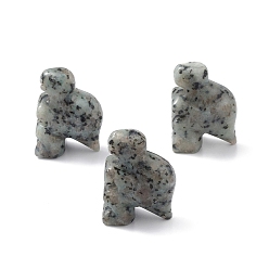 Джаспер Кунжут Украшение из натуральной кунжутной яшмы / киви из яшмы, для домашнего офиса настольный, динозавр, 39.5~41.5x17~21x28.5~31.5 мм