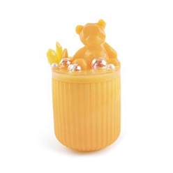 White Column Storage Box Lid Molds Silicone Molds, for DIY Jewelry Container Candy Box, White, 76x76.8mm