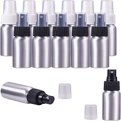 White Refillable Aluminum Bottles, Salon Hairdresser Sprayer, Water Spray Bottle, Platinum, White, 10.4x3.2cm, Capacity: 30ml