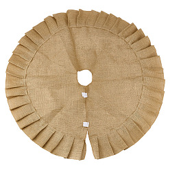 Светло-коричневый Льняная юбка с рождественской елкой, нижняя часть с оборкой по краю, круглые, загар, 795x3 мм, внутренний диаметр: 93 мм