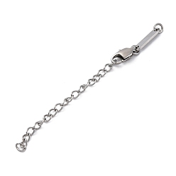 Нержавеющая Сталь Цвет 304 удлинитель цепи из нержавеющей стали, с 201 цепи из нержавеющей стали, цвет нержавеющей стали, 80 мм