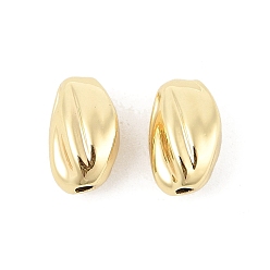 Настоящее золото 18K Латунные бусины, стойки покрытие, долговечный, без свинца и без кадмия, самородки, реальный 18 k позолоченный, 12.5x8.5x7.5 мм, отверстие : 1.8 мм